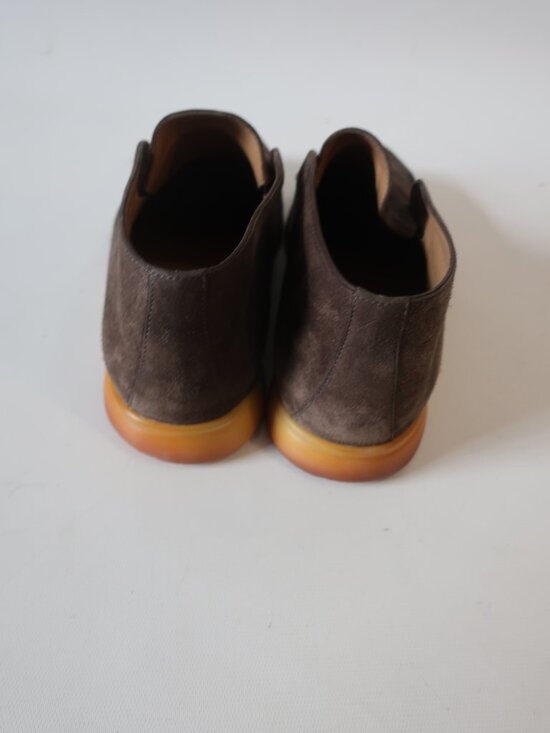 Mens Loro Piana Brown Suede Pull-On Open Walk Ankle Boots 40 US/7.5 main image 13